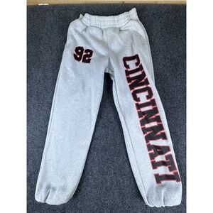 Love Streak Cincinnati‎ Bearcats Sweatpant Mens 22x27 Gray Graphic Tapered Leg